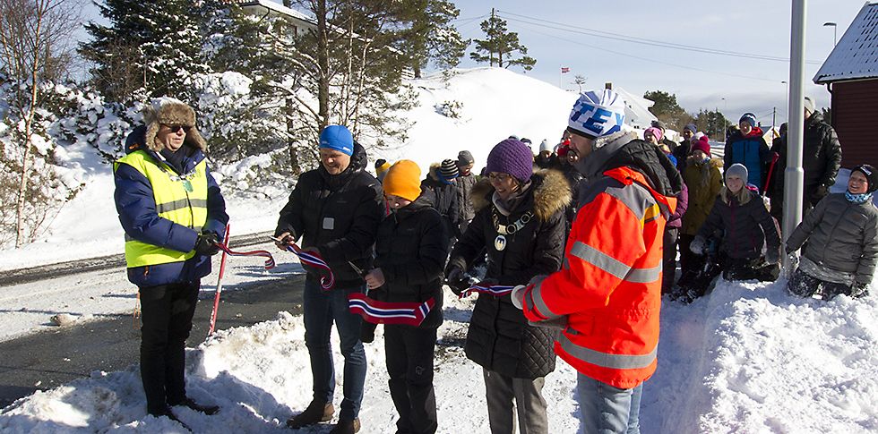 1,1 kilometer ny gang- og sykkelvei