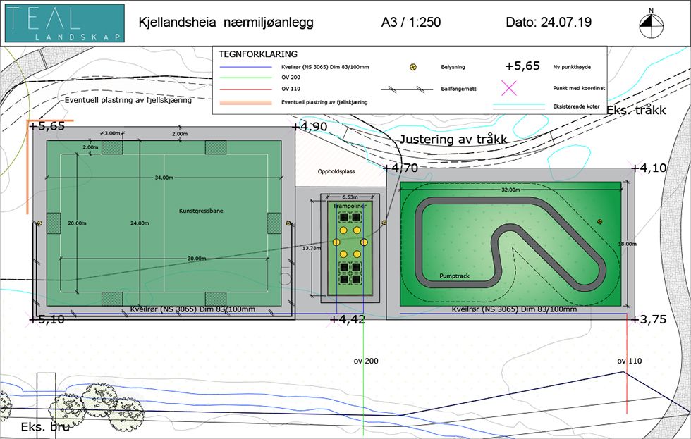 Nå bygges nærmiljøpark i Kjellandsheia