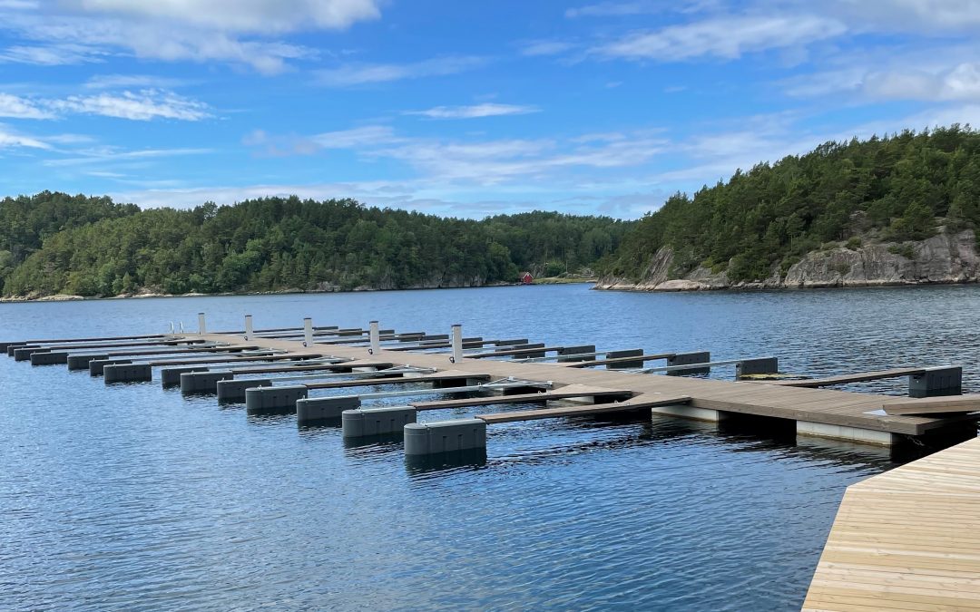 Båthavna i Oftenesviga er klar for bruk!